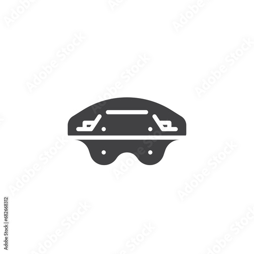 Brake caliper vector icon