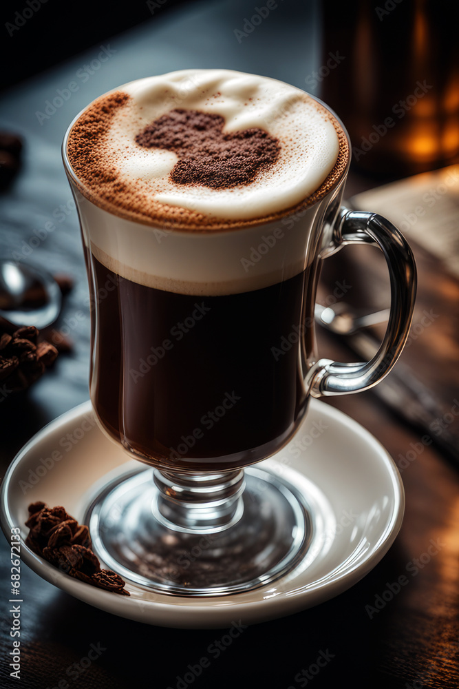 Irish Coffee, generated by artificial intelligence Irish Coffee, generated by artificial intelligence