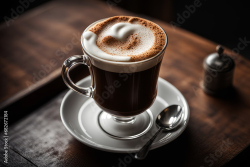 Irish Coffee, generated by artificial intelligence photo