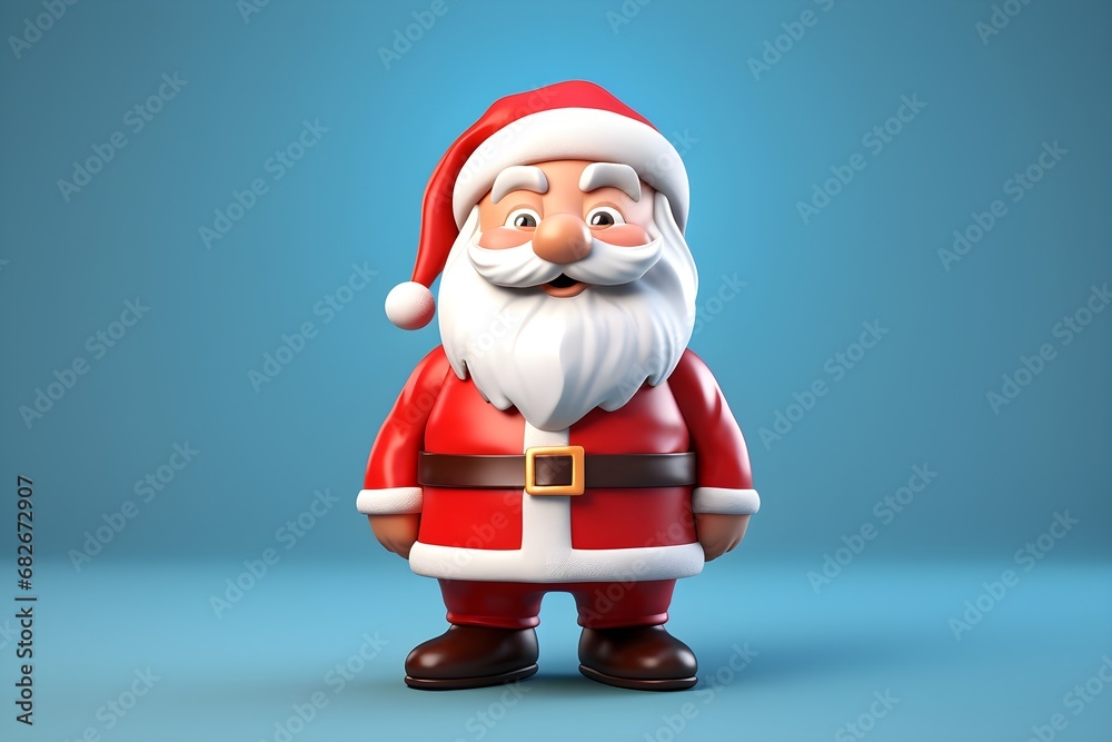 Isoated 3D santa Isoated 3D santa