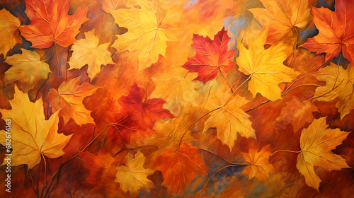 Tapestry of Autumn Leaves