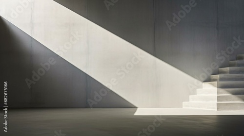 a staircase with a dark background