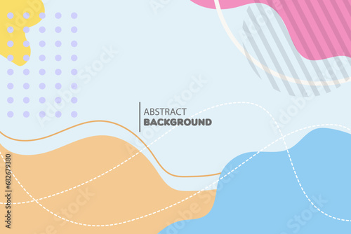 Abstract memphis background. Eps10 vecto