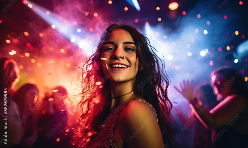 A Confident Woman Captivating a Diverse, Enthusiastic, and Engaged Audience A Confident Woman Captivating a Diverse, Enthusiastic, and Engaged Audience