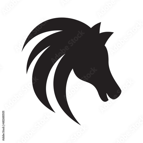 Horse logo images illustration