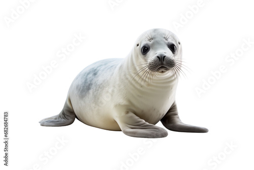 Seal Lion White on a transparent background
