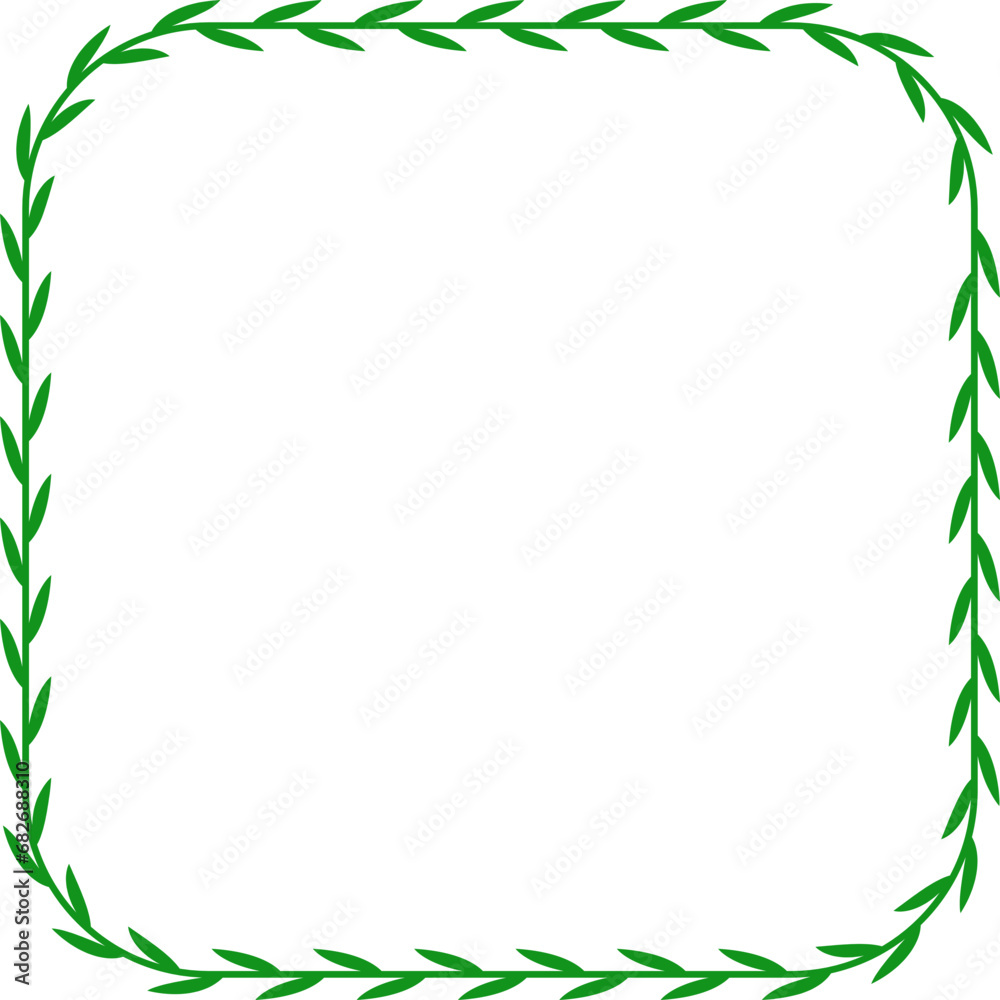 Geometric Vine Plant Frame Geometric Vine Plant Frame