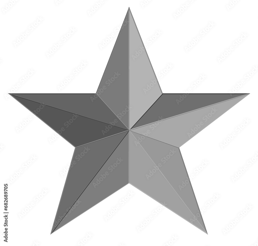 Étoile sur fond blanc Étoile sur fond blanc