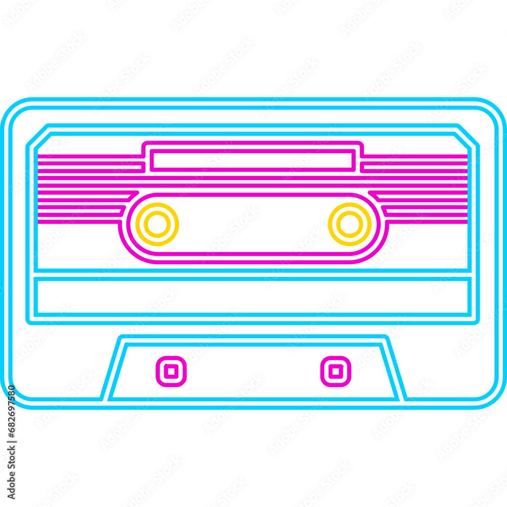 Neon Light Cassette Neon Light Cassette