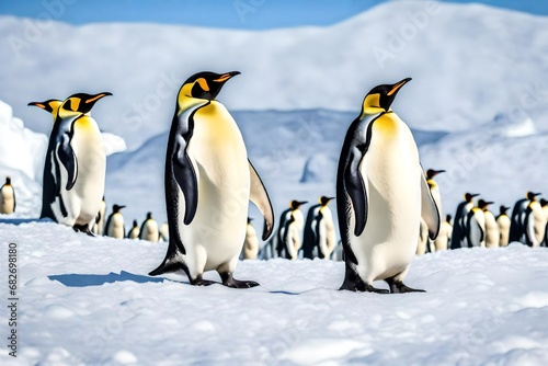 group of penguins © qaiser
