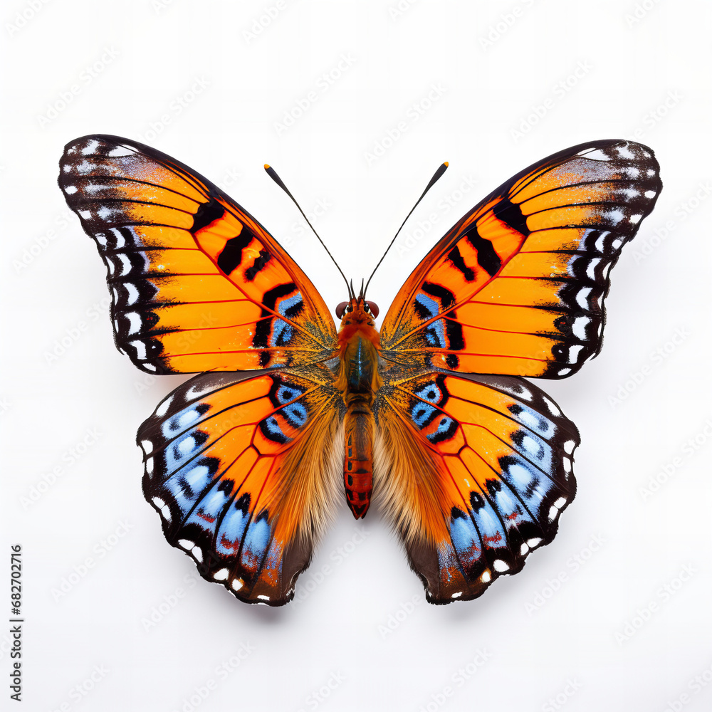 Fototapeta premium Beautiful Butterfly isolated on white background