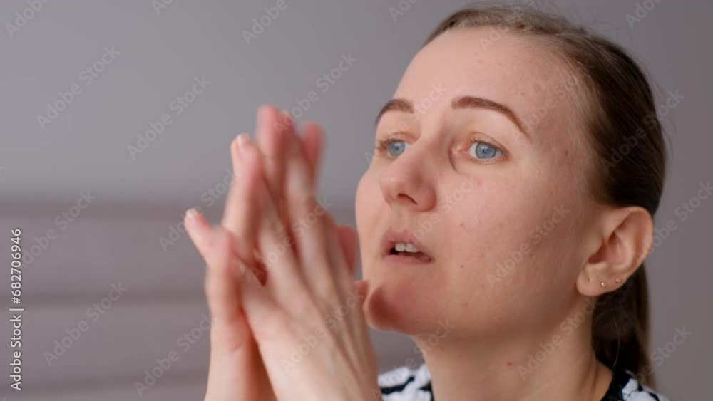 Beautiful young woman with sad emotions on her face. Sad woman sitting in depression. Close up. Beautiful young woman with sad emotions on her face. Sad woman sitting in depression. Close up.
