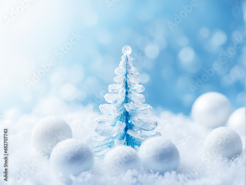 Merry christmas and happy new year background.