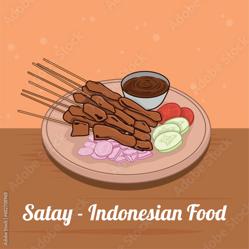 Indonesian Food-Sate Ayam