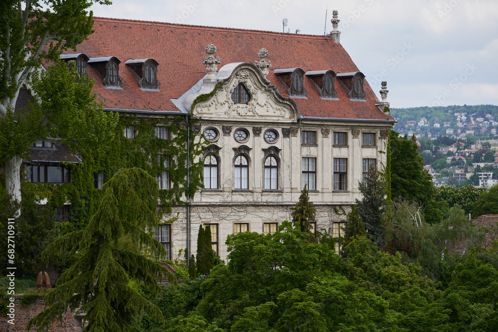 18th century palace of Erdődy György, later the Institute of Musicology and the Museum of Music History (Hungarian: MTA Zenetudományi Intézete és Zenetörténeti Múzeuma). Budapest, Hungary