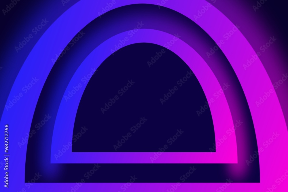 Naklejka premium neon light frame as background