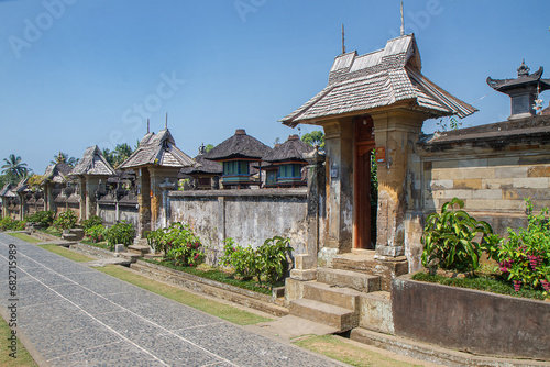 Panglipuran Village is Traditional Village in Bali, Indonesia photo