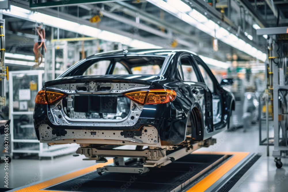 Automated assembly line for robot manipulators for the production of high-tech electric vehicles running on clean energy. Automated assembly line for robot manipulators for the production of high-tech electric vehicles running on clean energy.