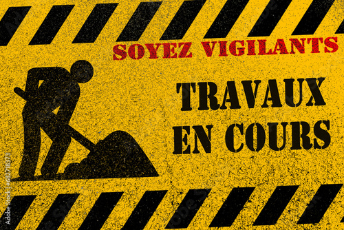 Travaux en cours, soyez vigilants  photo