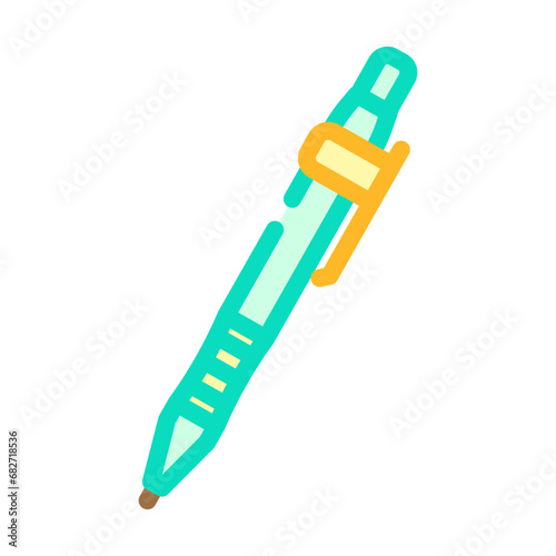 drafting pencil architectural drafter color icon vector. drafting pencil architectural drafter sign. isolated symbol illustration