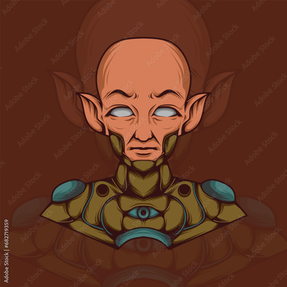 vector illustration of a man in armor vector illustration of a man in armor