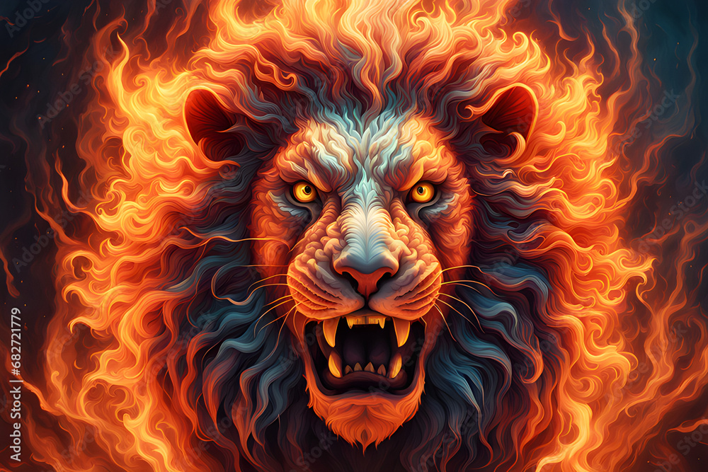 Fire Lion Spirit