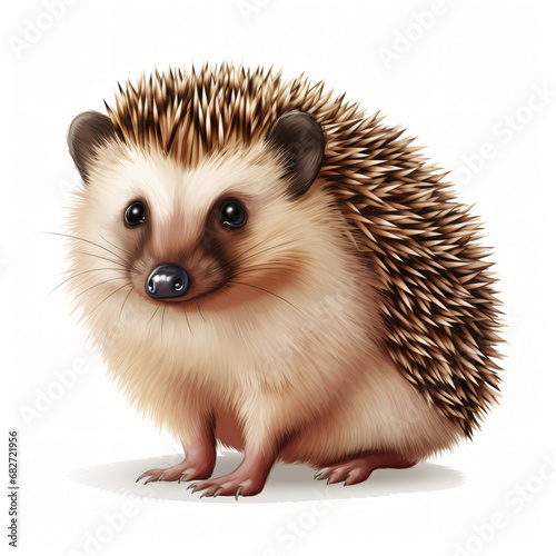 Hedgehog Clipart isolated on white background