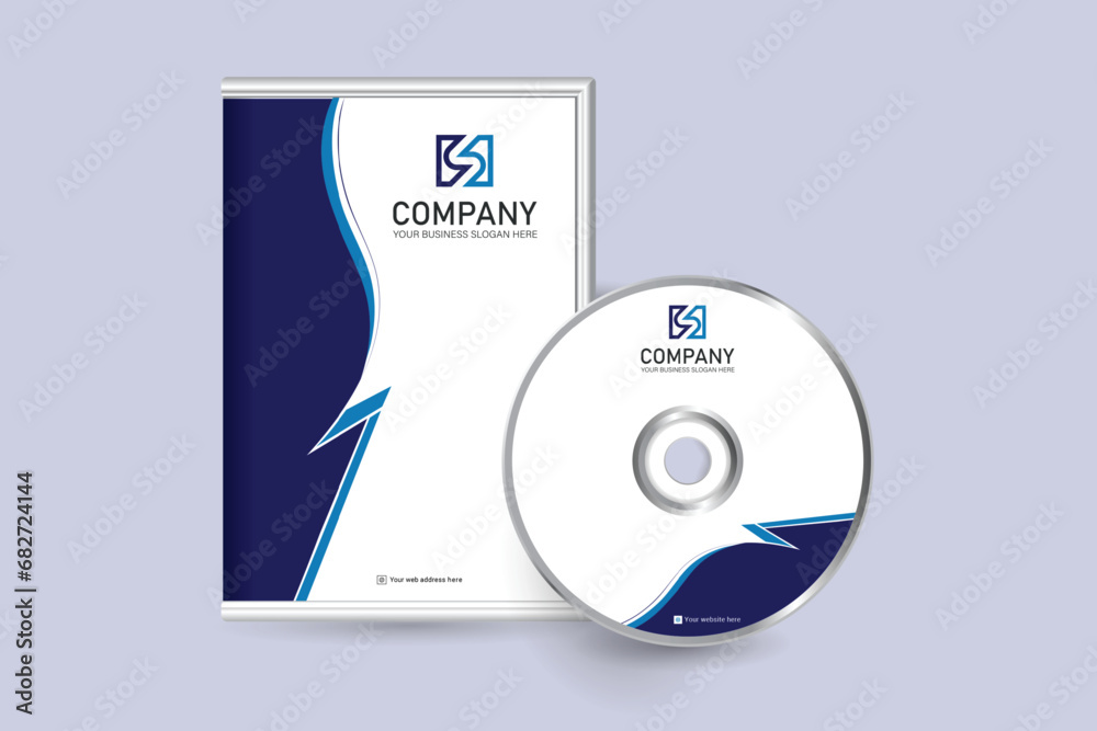 Professional DVD Cover template for your business Stock Vector Adobe