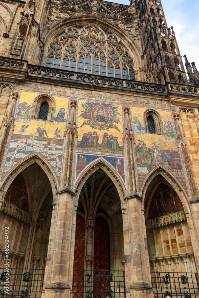 St. Vitus Cathedral in Prague, Czech Republic St. Vitus Cathedral in Prague, Czech Republic