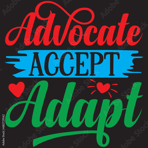 Advocate accept adapt Keychain SVG Designs Bundle