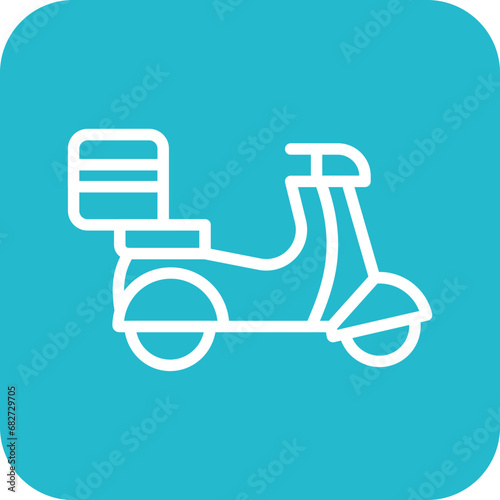 Delivery Scooter Icon