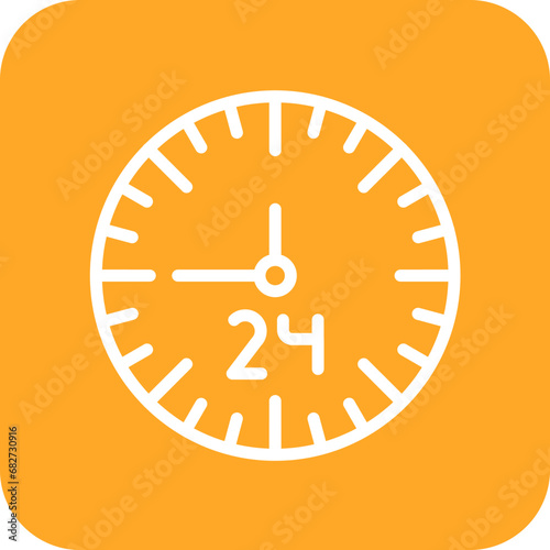24 Hours Icon