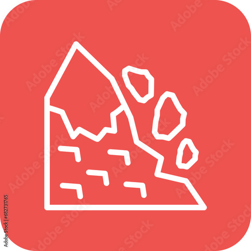 Snow Avalanche Icon