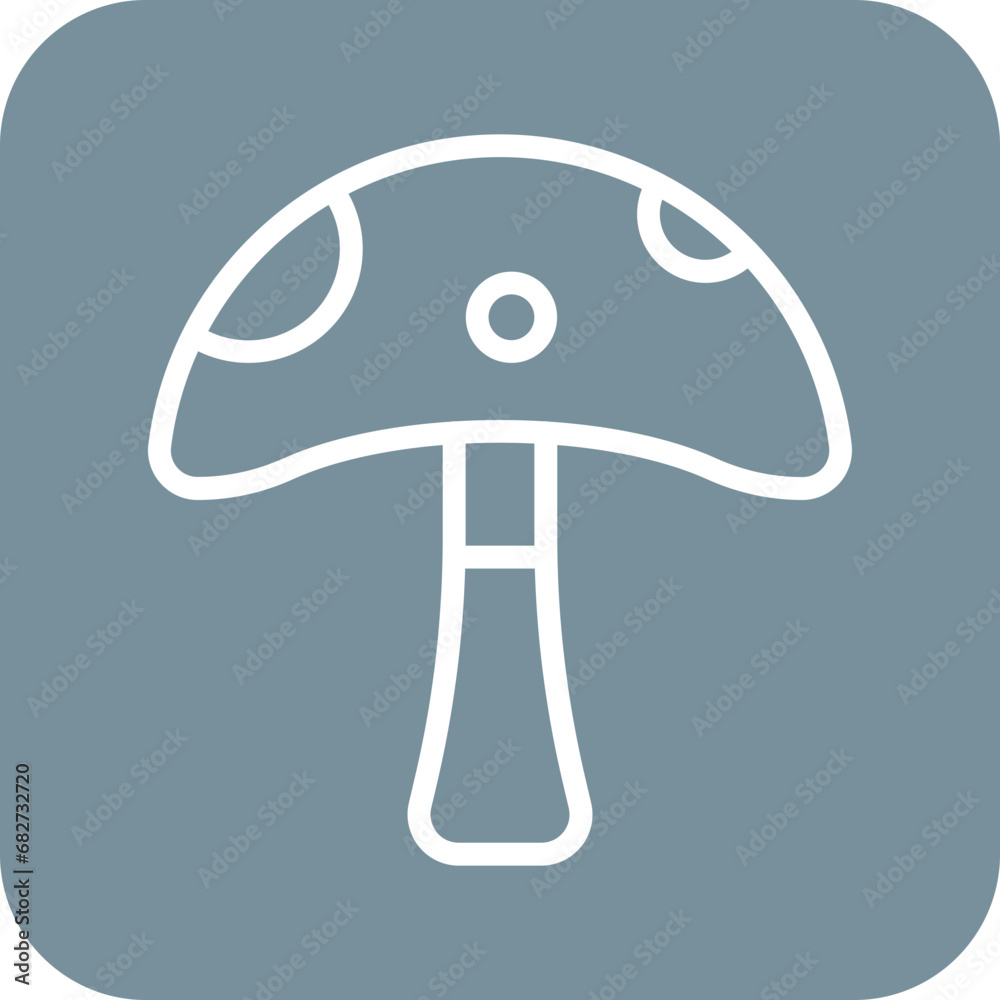 Spring Mushroom Icon
