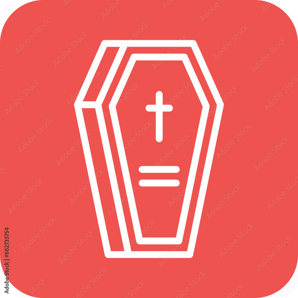 Obraz premium Coffin Icon