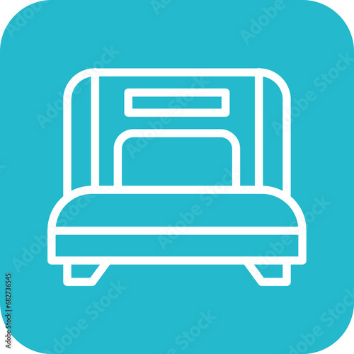 Single Bed Room Icon