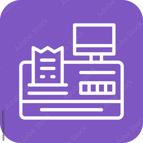 Cashier Machine Icon