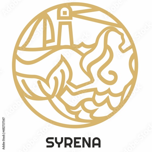Obraz na płótnie syrena