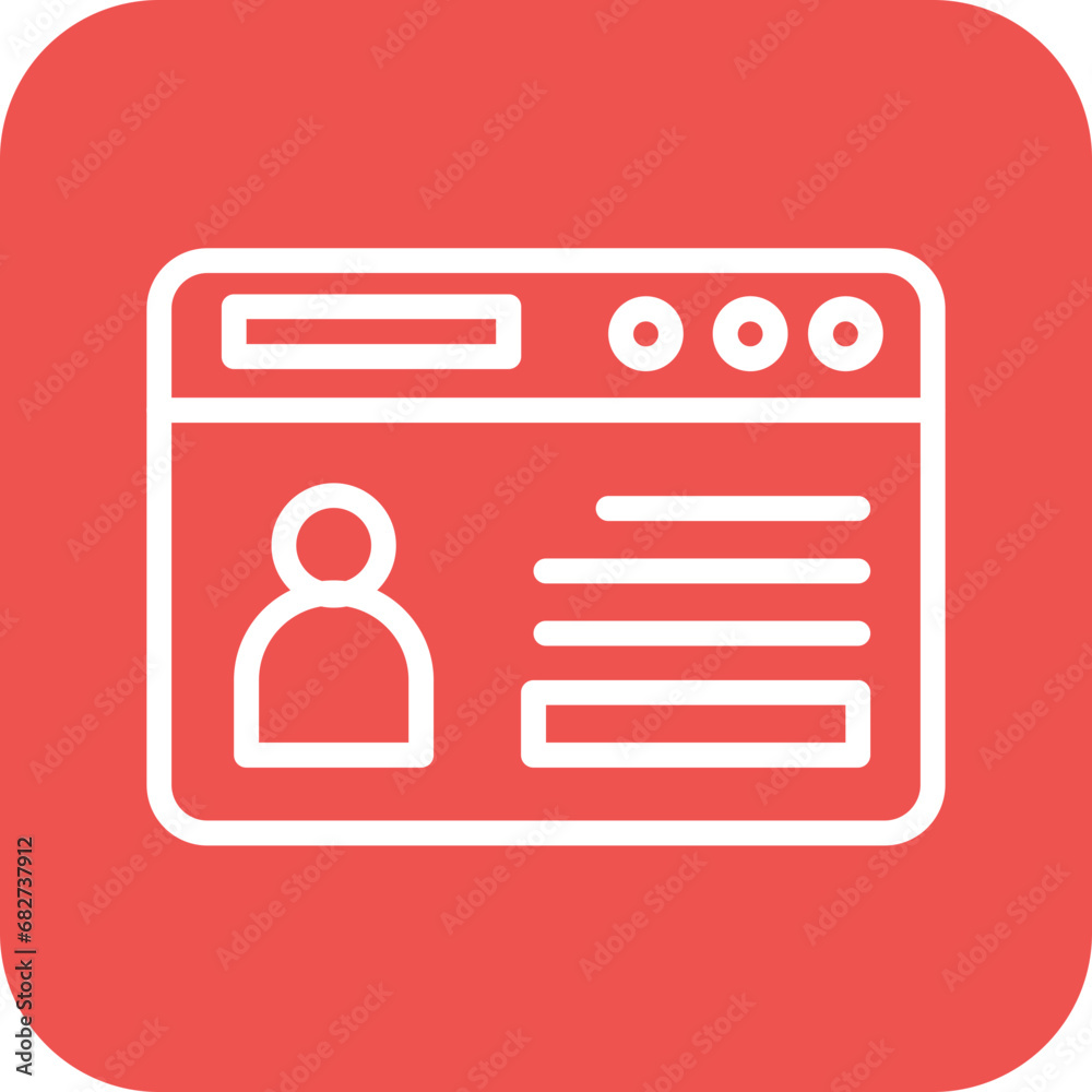Web Portfolio Icon Web Portfolio Icon