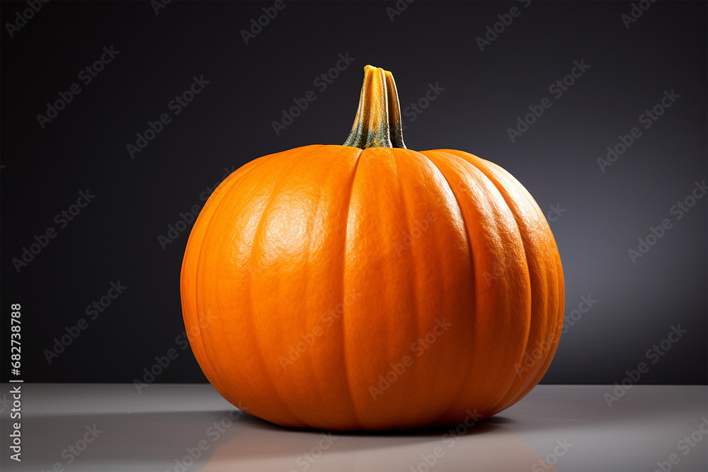 Pumpkin on a plain background Pumpkin on a plain background