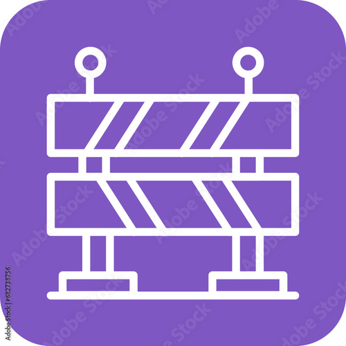 Road Barrier Icon