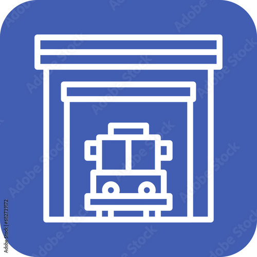 Firefighter Garage Icon