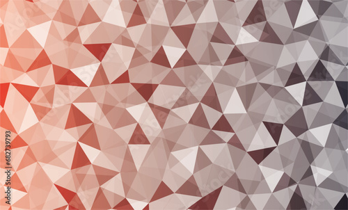 Geometric red ice texture background