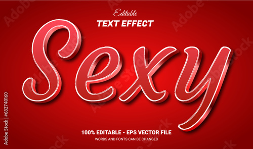 sexy editable text effect