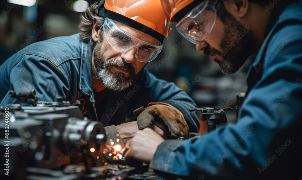 Fitter Specializing in Metal Fabrication: Preparing Components for Welding and Riveting. Fitter Specializing in Metal Fabrication: Preparing Components for Welding and Riveting.