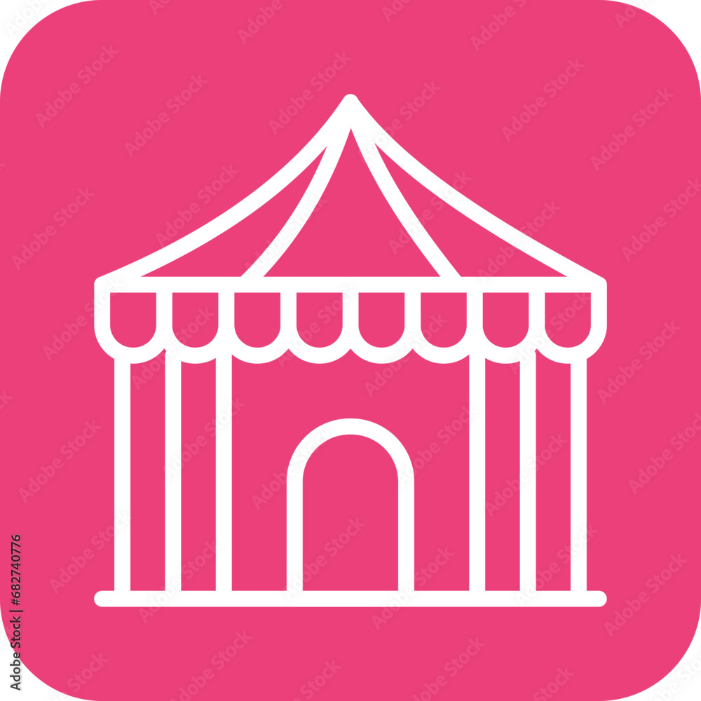 Obraz premium Circus Tent Icon