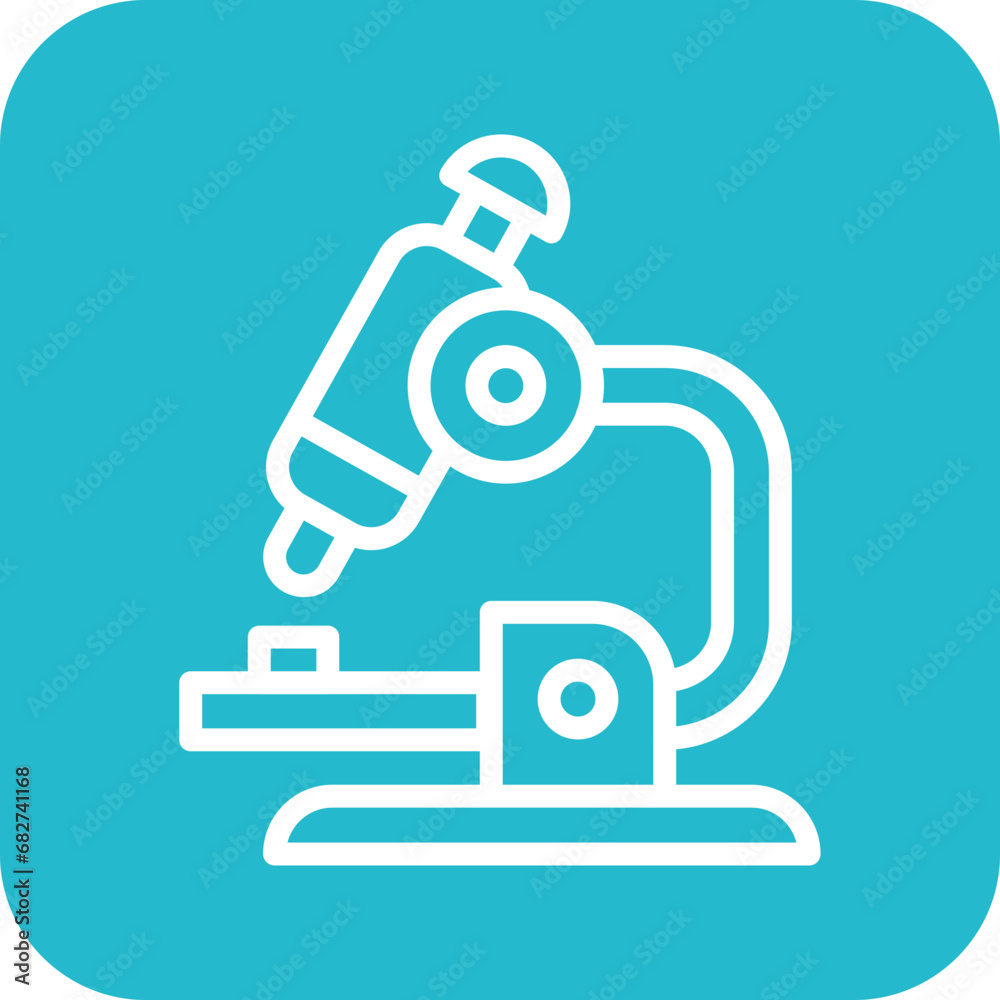 Fototapeta premium Microscope Icon