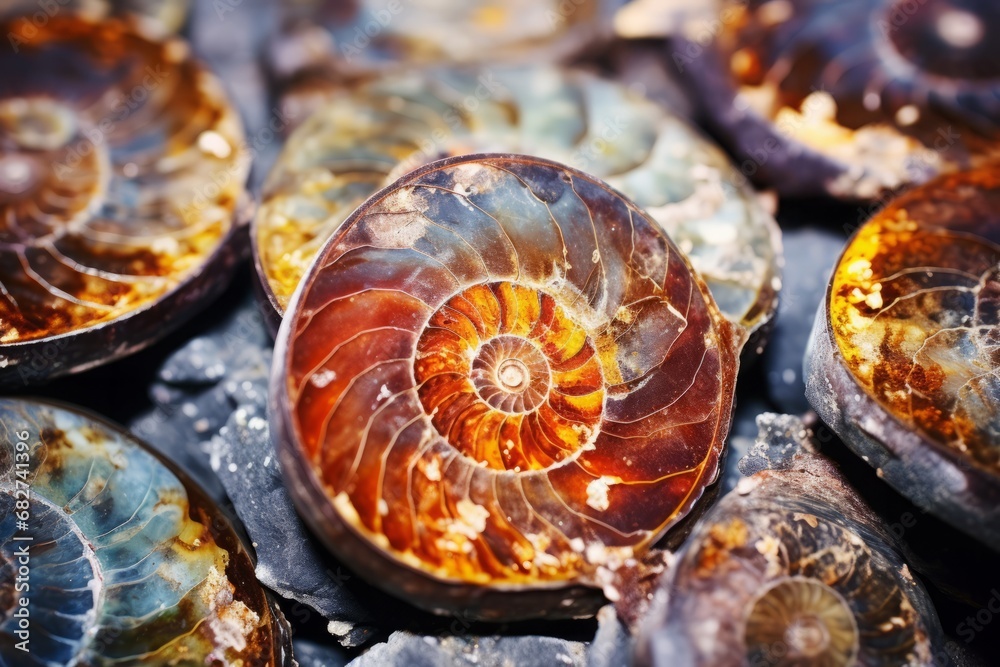 The enchanting world of treated ammonites: unveiling the beauty and