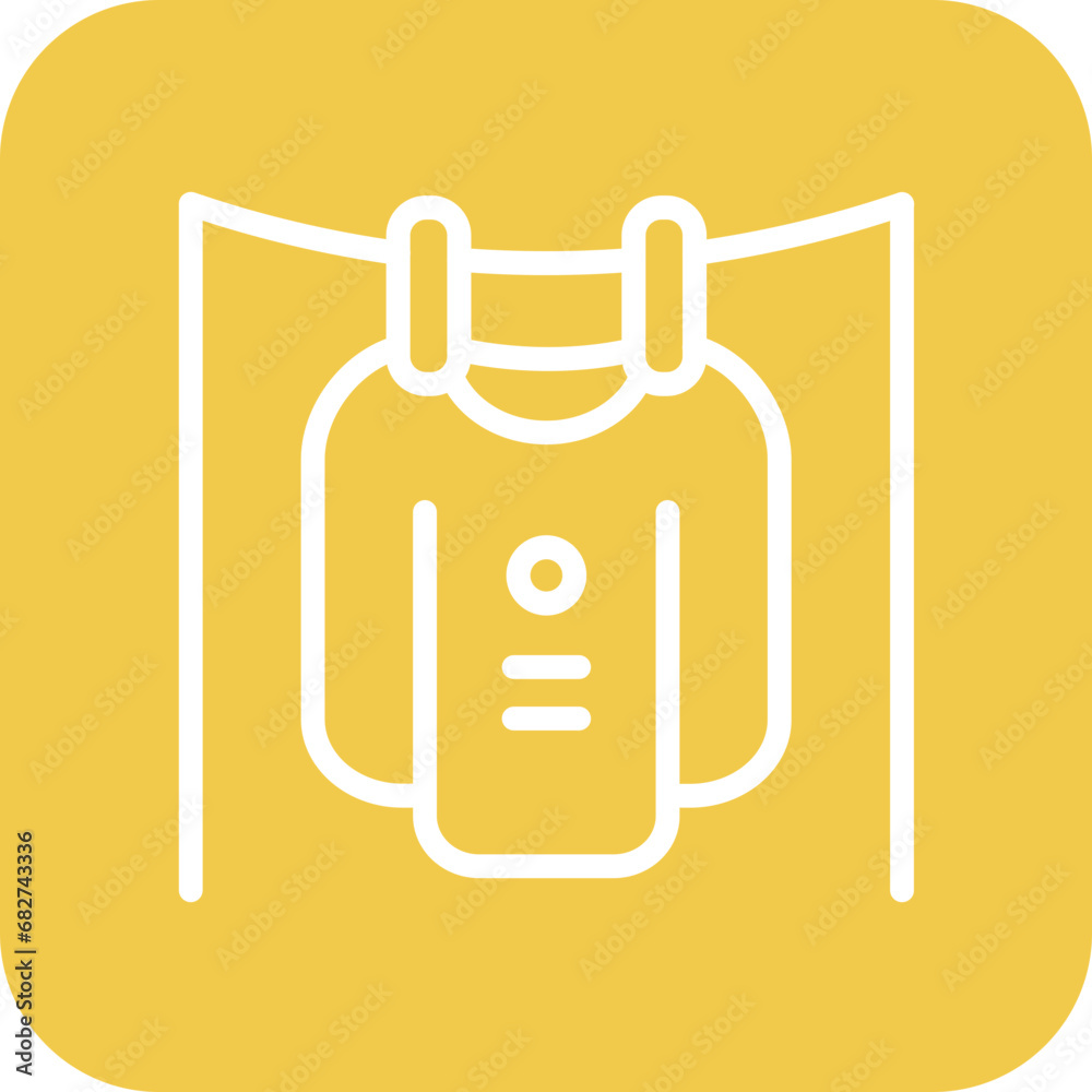 Drying Clothes Icon Drying Clothes Icon