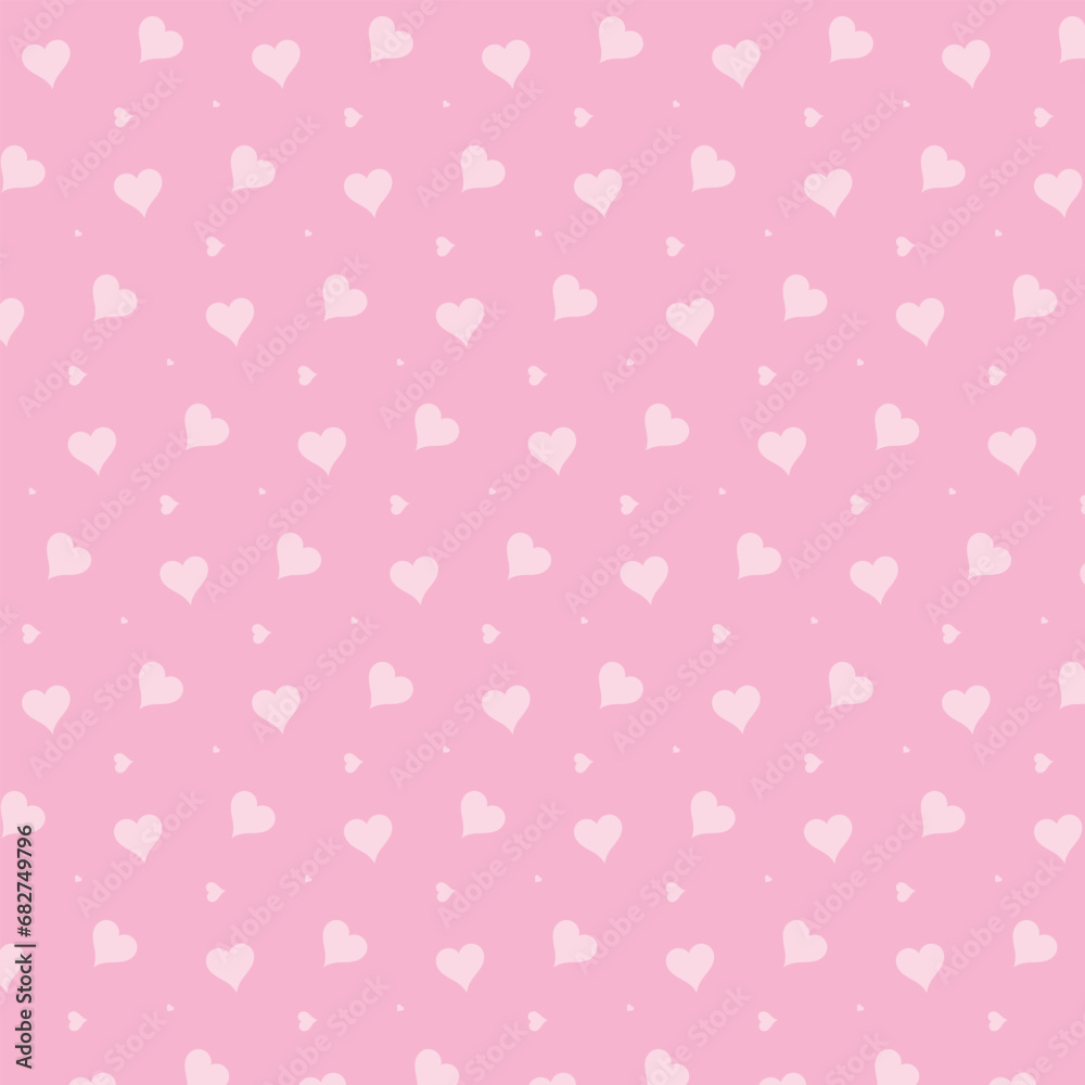 Vector Light pink heart new pattern design